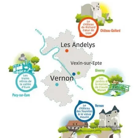 Holiday home Gite Cosy Proche Giverny, La Roche Guyon. Tilly (Eure)